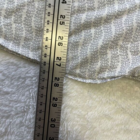 Banana Republic Men’s Patterned White button down shirt Medium Size M - Picture 4 of 10